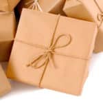 Craft Paper and Jute Bow Gift Wrapping