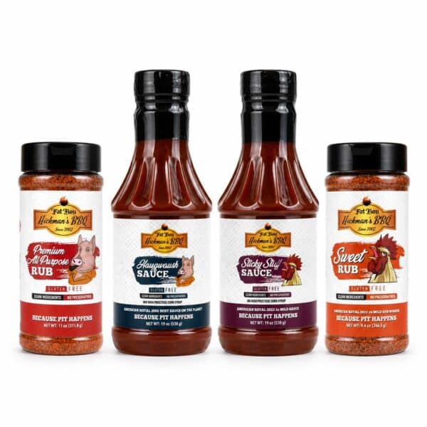 Top 4 Sauce & Rub Package