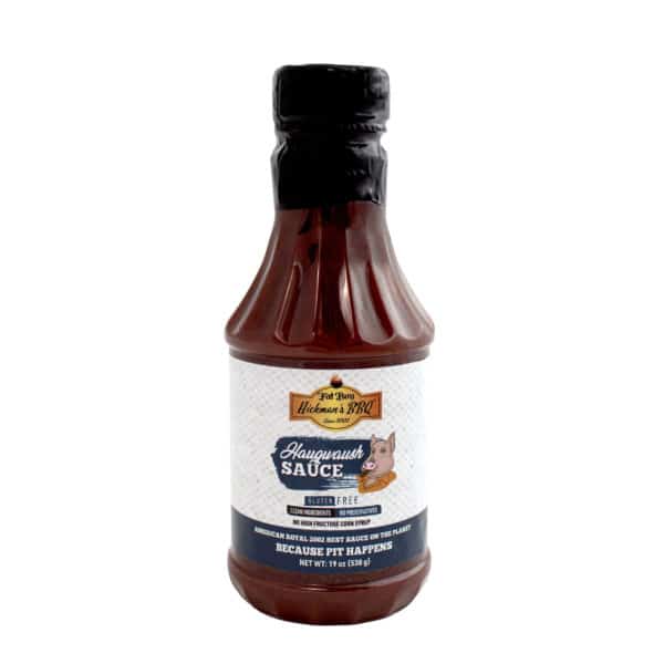 Haugwaush Gluten Free Natural BBQ Sauce 19 oz: Case of 6
