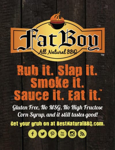 Fat Boy BBQ Bottle Koozie - Fat Boy Natural BBQ