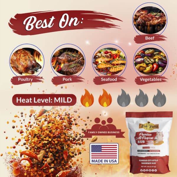 Premium All Purpose Gluten Free Natural BBQ Rub 5 lb - Image 6