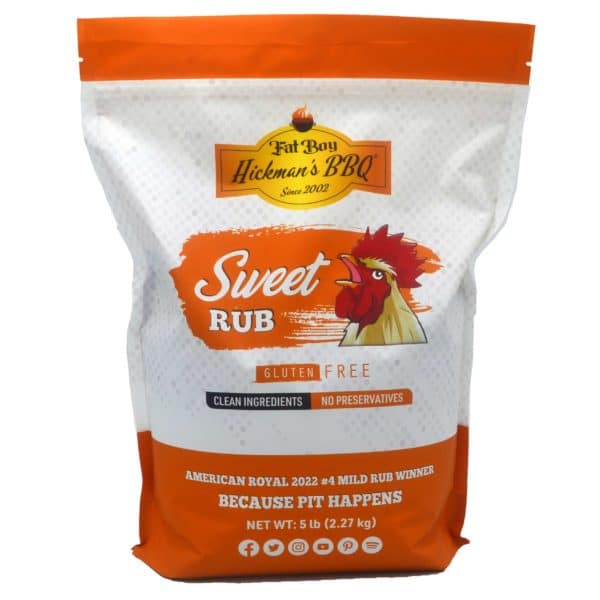 Sweet Natural BBQ Rub 5 lb: Case of 6