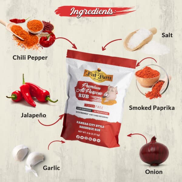 Premium All Purpose Gluten Free Natural BBQ Rub 5 lb - Image 7
