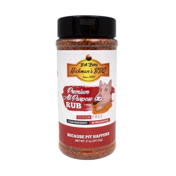 Premium All Purpose Gluten Free Natural BBQ Rub 11 oz: Case of 6