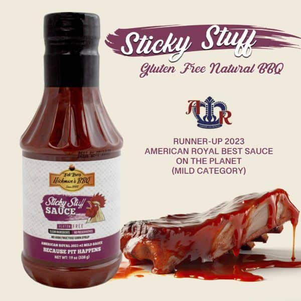 Sticky Stuff Gluten Free Natural BBQ Sauce 19 oz - Image 2