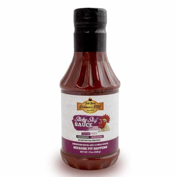 Sticky Stuff Natural Gluten Free BBQ Sauce 19 oz: Case of 6