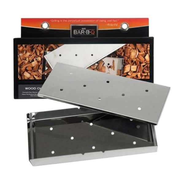 Mr. Bar-B-Q Stainless Steel Smoker Box with Lid