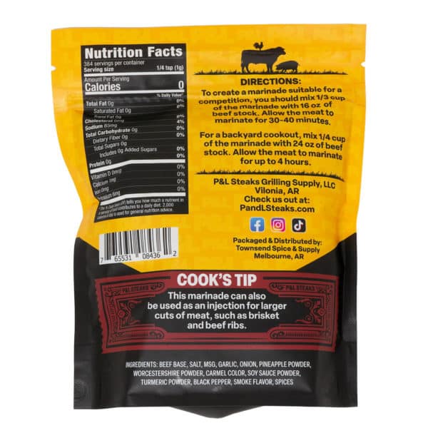 Pancho and Lefty Steaks West Texas Gold Dry Marinade 16 oz - Image 2