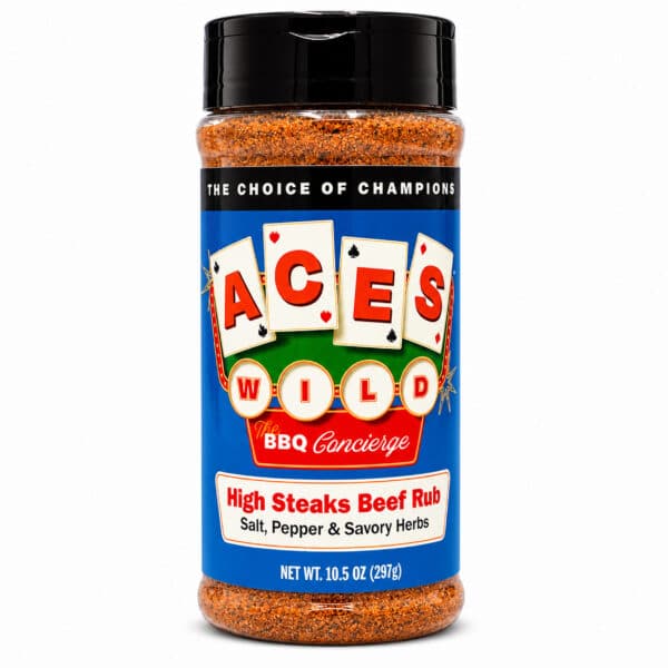 Aces Wild High Steaks Beef Rub 10.5 oz
