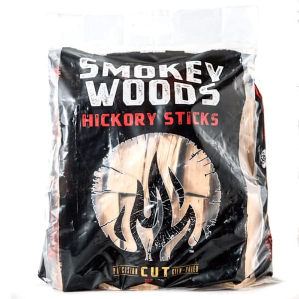 Smokey Woods All Natural Hickory Wood Smoking 8″ Sticks 1 cu ft