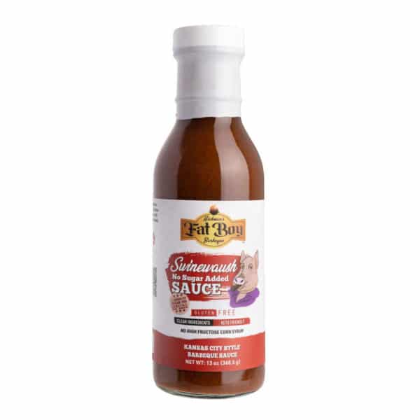 Swinewaush No Sugar Added Gluten Free Natural BBQ Sauce 13 oz