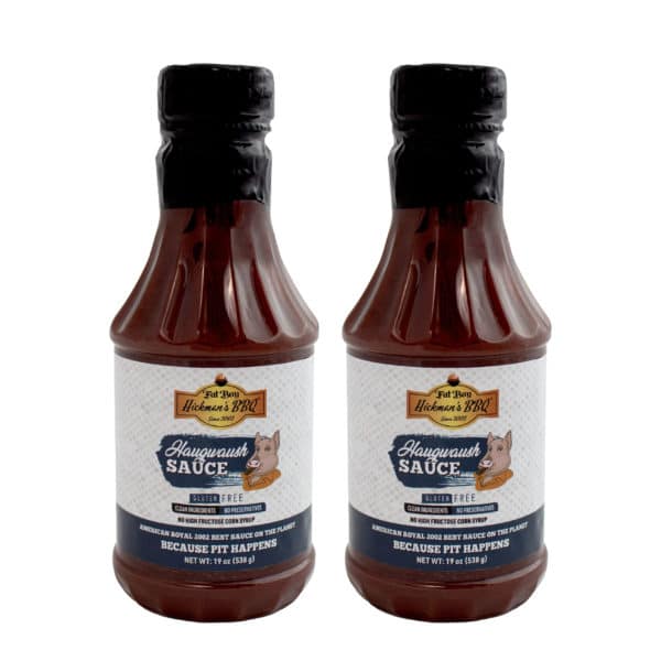 Haugwaush Gluten Free Natural BBQ Sauce 19 oz - Pack of 2