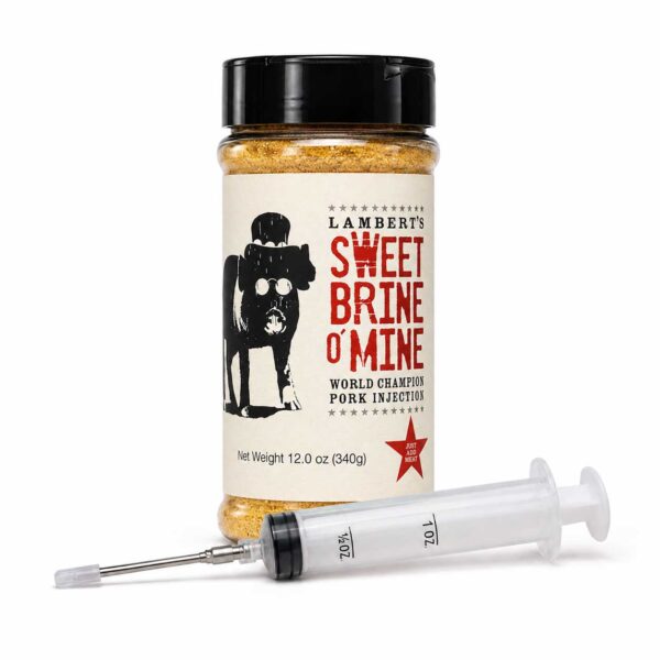 Sweet Brine 'O Mine Pork & Chicken Injection & Marinade 12 oz With Injector