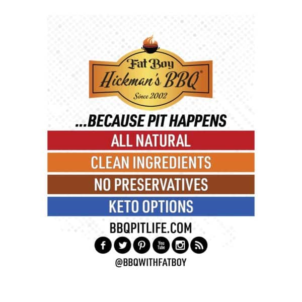 Fat Boy Hickman's BBQ Sticker