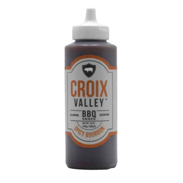 Croix Valley Spicy Bourbon Gluten Free BBQ Sauce 15 oz