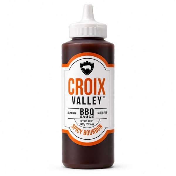 Croix Valley Spicy Bourbon Gluten Free BBQ Sauce 15 oz