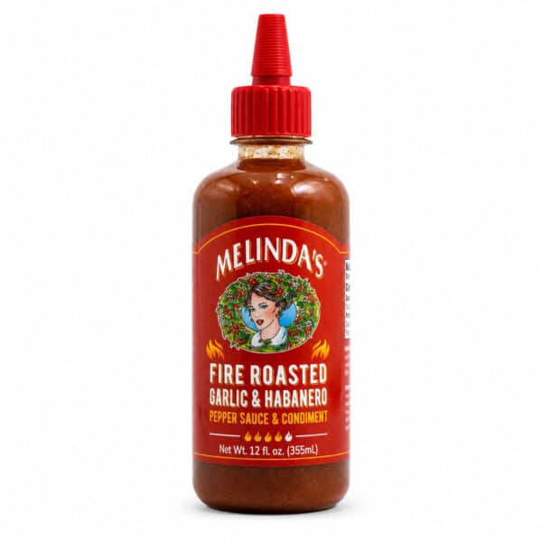 Melinda’s Fire Roasted Garlic & Habanero Pepper Sauce 12 fl oz