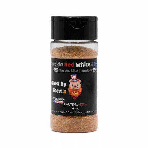 Smokin Red, White & Blue Ghast Up Ghost Smoked Salt 4 oz