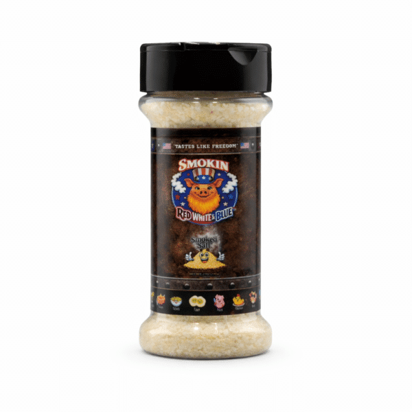 Smokin Red, White & Blue Smoked Salt 7 oz