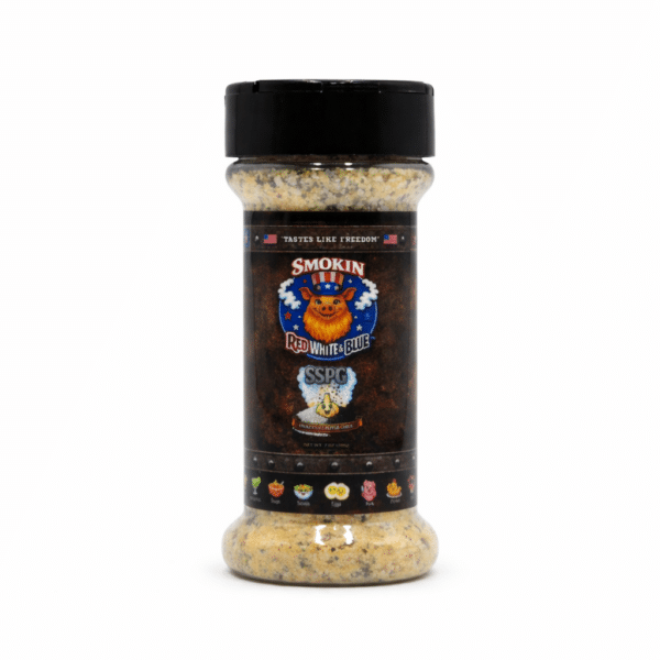 Smokin Red, White & Blue SSPG (Smoked Salt, Pepper, Garlic) 7 oz